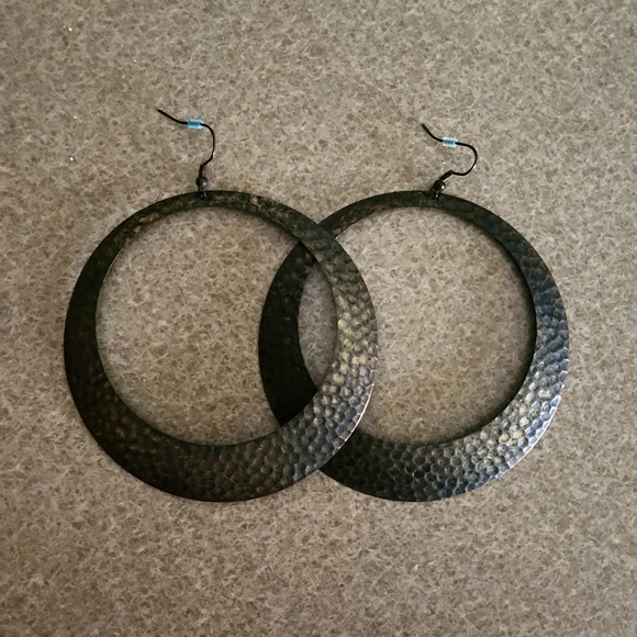 Jewelry - Brass Metallic Hoop Earrings